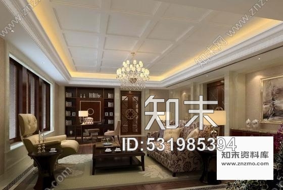 施工图常州古典奢华三层公馆别墅装修图含效果cad施工图下载【ID:531985394】