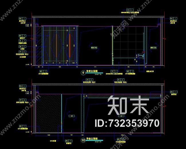 琚宾之家cad施工图下载【ID:732353970】