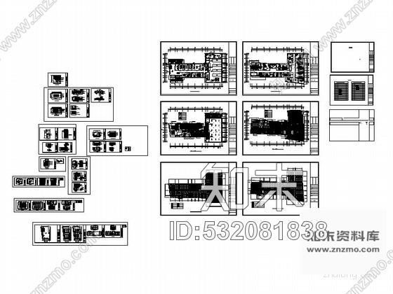 施工图某消防大队办公室内设计装修图施工图下载【ID:532081838】