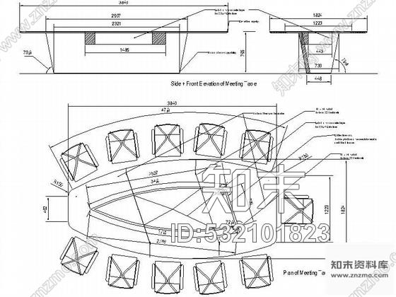 施工图上海某高科技办公室装修图全英文注释cad施工图下载【ID:532101823】