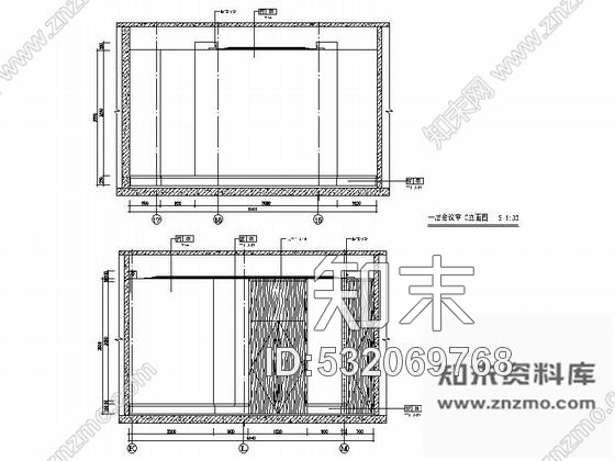 施工图黑龙江创意产业园现代风格售楼处室内装修施工图(含方案)cad施工图下载【ID:532069768】