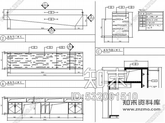 施工图日式铁板烧餐厅室内设计施工图含实景cad施工图下载【ID:532001510】