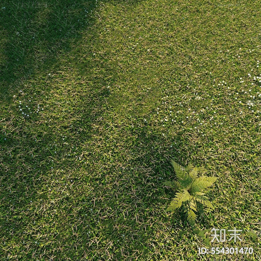 原创现代绿茵草坪草地3d模型下载【id:554301470】