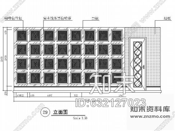 施工图某欧式娱乐会所包房3装修图cad施工图下载【ID:632127023】