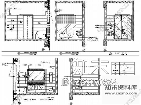 施工图江苏某酒店标准套房室内装修图cad施工图下载【ID:532050634】