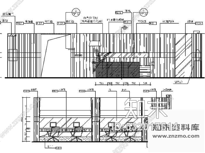 施工图五星级酒店行政酒廊竣工图cad施工图下载【ID:532017514】