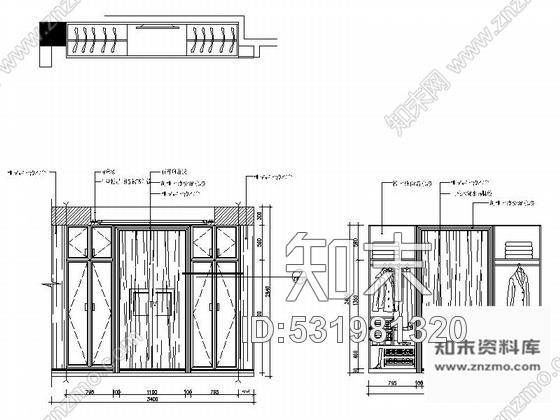 施工图福州新古典三层别墅样板间室内装修图含实景cad施工图下载【ID:531981320】