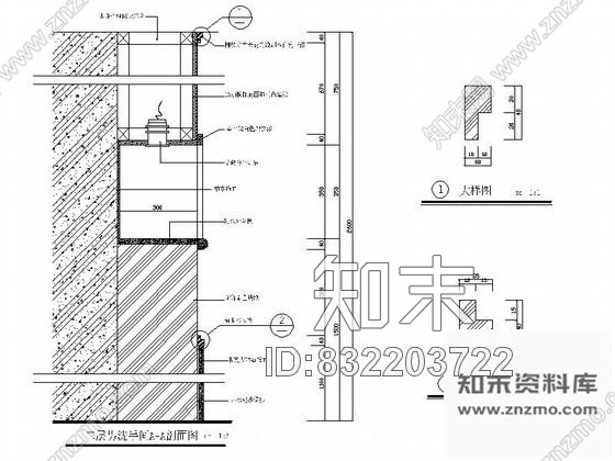 图块/节点酒店男洗手间详图cad施工图下载【ID:832203722】