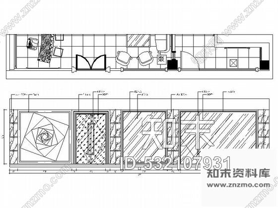 施工图时尚高端建材混搭风格皮居展厅设计装修图含实景cad施工图下载【ID:532107931】