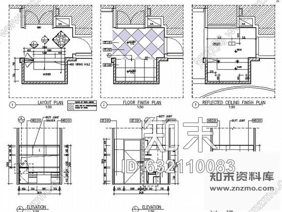 施工图澳门现代粉红色私人会所室内设计CAD施工图含高清实景图cad施工图下载【ID:632110083】