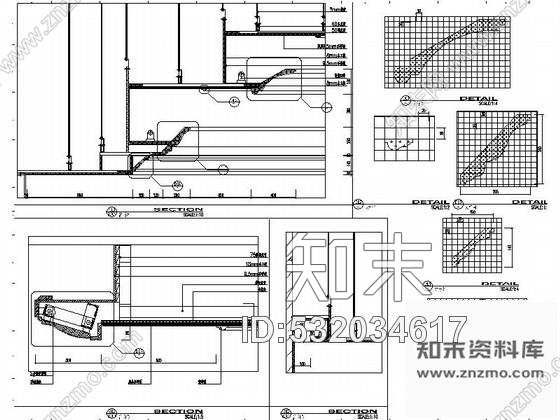 施工图简欧风格酒店宴会厅室内装修图含效果cad施工图下载【ID:532034617】