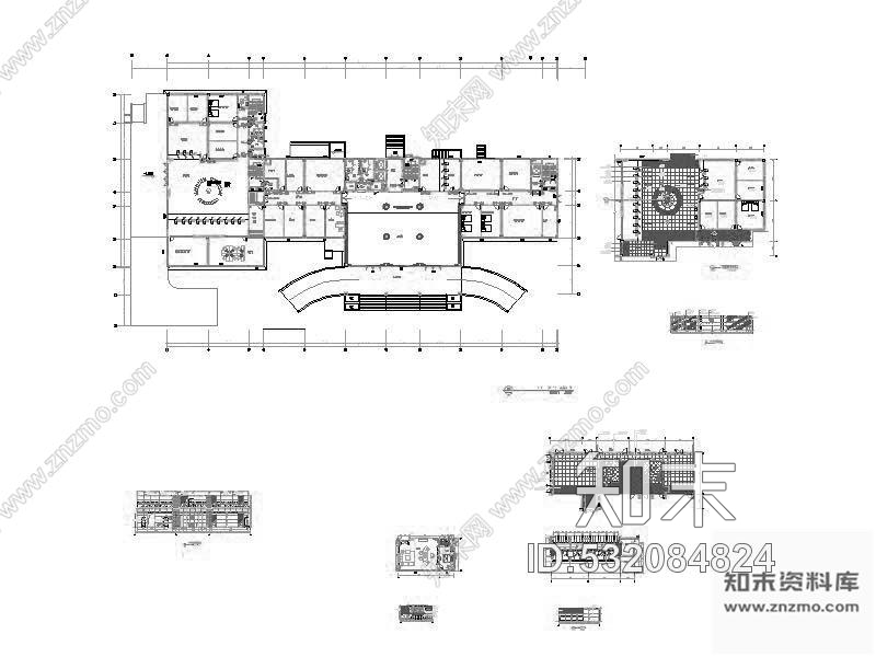 施工图某市公安局办公楼装修图含效果施工图下载【ID:532084824】