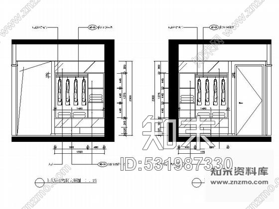 施工图某高级私人单层别墅室内装修图含实景施工图下载【ID:531987330】