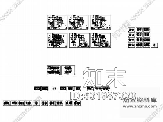 施工图某高级私人单层别墅室内装修图含实景施工图下载【ID:531987330】