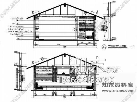 施工图游乐园内度假KTV室内装修图cad施工图下载【ID:632128050】