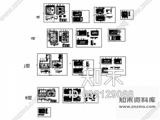 施工图山东某豪华夜总会包间施工图cad施工图下载【ID:632129088】