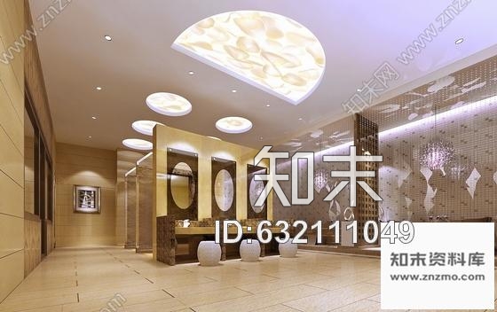 施工图甘肃天水市某洗浴会所室内装饰成套施工图含效果cad施工图下载【ID:632111049】