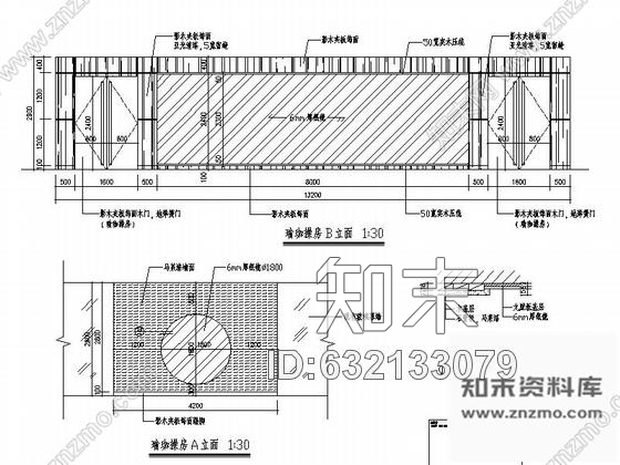 施工图1000平米健身房会所设计施工图cad施工图下载【ID:632133079】