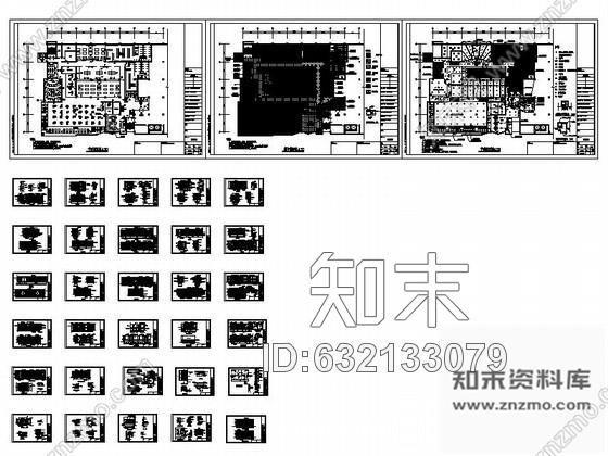 施工图1000平米健身房会所设计施工图cad施工图下载【ID:632133079】