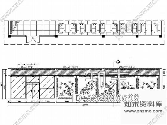 施工图某蝴蝶主题咖啡屋室内设计CAD装饰图含效果施工图下载【ID:532000598】