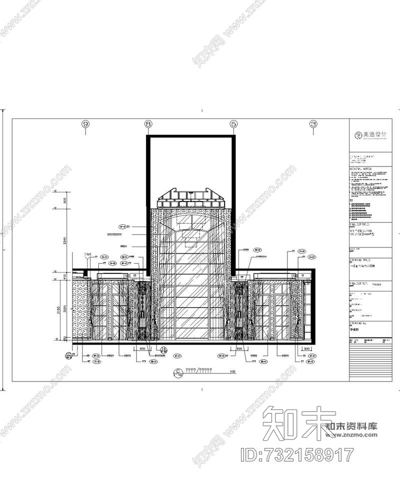 奥迅设计昆明古滇样板房项目湖景林苑B区500A户型丨CAD施工图+官方摄影cad施工图下载【ID:732158917】