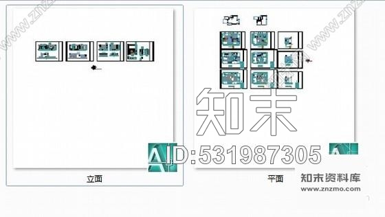 施工图某自建小别墅室内装修图施工图下载【ID:531987305】