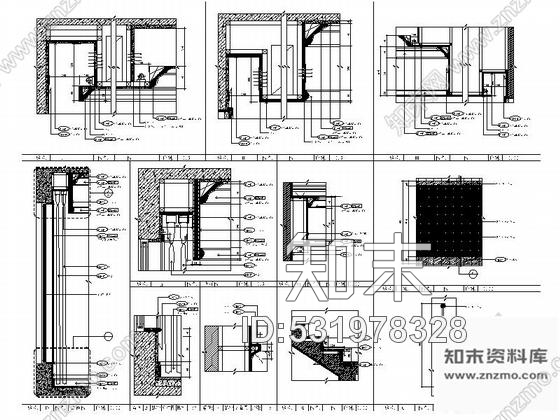 施工图福建现代简约风格两层小别墅装修室内设计施工图含方案效果cad施工图下载【ID:531978328】