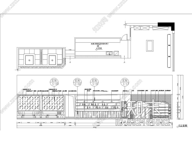 蓝鸟咖啡厅CAD施工图施工图下载【ID:832161052】