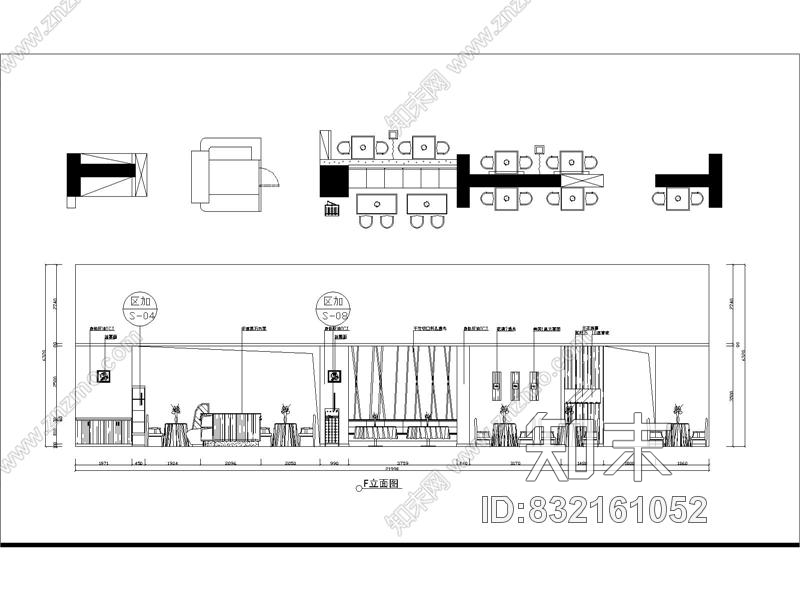 蓝鸟咖啡厅CAD施工图施工图下载【ID:832161052】