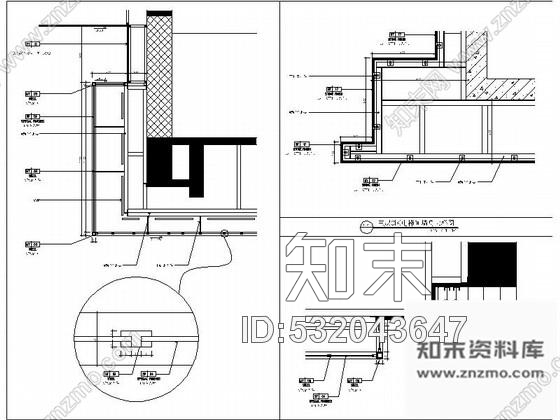 施工图江苏某酒店三层电梯厅装修图施工图下载【ID:532043647】