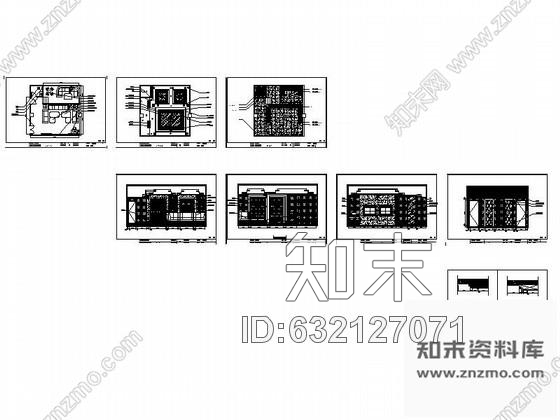 施工图重庆某商务KTV包房F施工图cad施工图下载【ID:632127071】