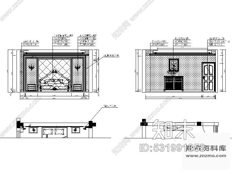 施工图经典五层别墅样板房装修施工图cad施工图下载【ID:531991353】