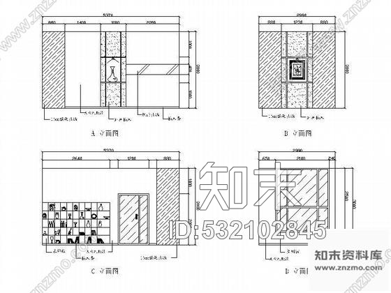 施工图设计公司办公空间装饰图cad施工图下载【ID:532102845】