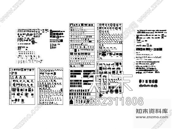 图块/节点CAD设计图块汇集cad施工图下载【ID:832311808】