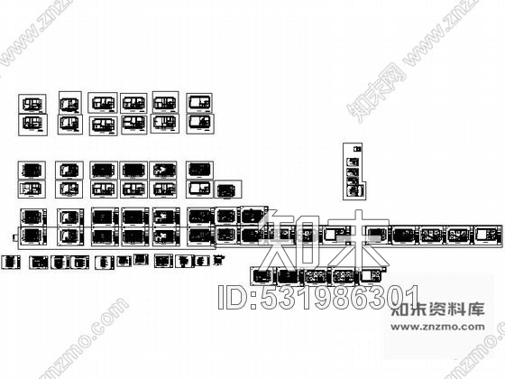 施工图某绿城小区现代时尚五层别墅装修图施工图下载【ID:531986301】