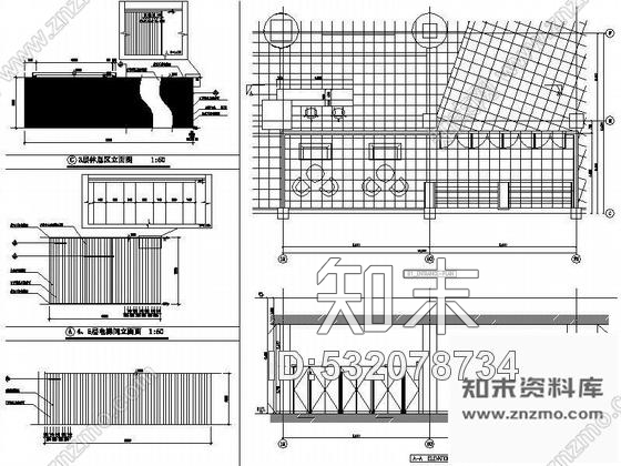 施工图烟台某商场大堂公共空间装修图cad施工图下载【ID:532078734】