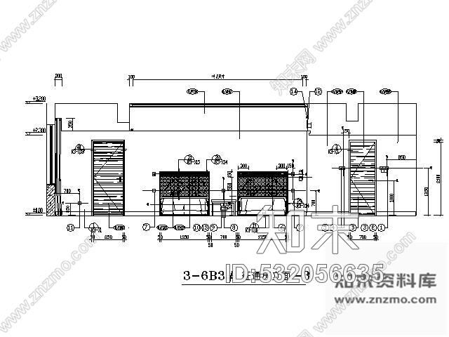 施工图国际酒店客房施工图连通房cad施工图下载【ID:532056635】