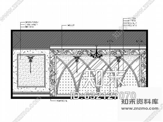 施工图重庆某奢华商务KTV大堂装修图cad施工图下载【ID:632127070】