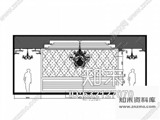 施工图重庆某奢华商务KTV大堂装修图cad施工图下载【ID:632127070】