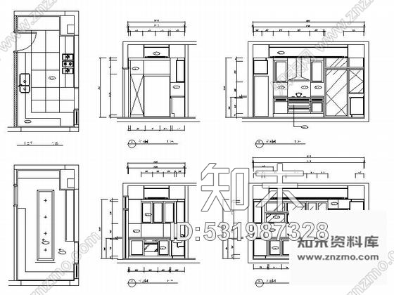 施工图深圳某独立别墅简欧风格样板房施工图施工图下载【ID:531987328】