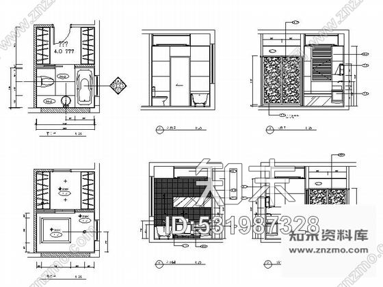 施工图深圳某独立别墅简欧风格样板房施工图施工图下载【ID:531987328】