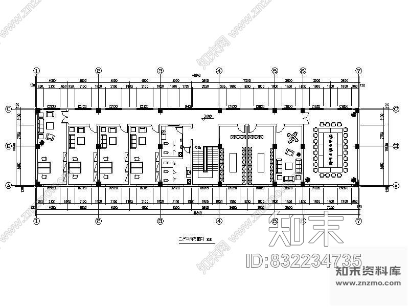 图块/节点某综合楼精装空间平面图cad施工图下载【ID:832234735】