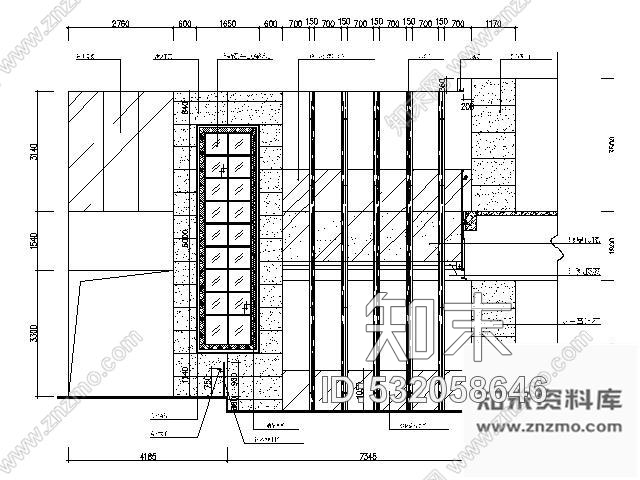 施工图东莞酒店大堂吧装修图cad施工图下载【ID:532058646】