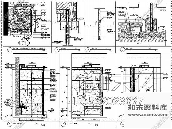 施工图北京实力雄厚酒店高档现代风格标准客房室内装修施工图cad施工图下载【ID:532023637】