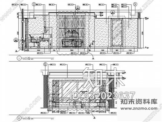 施工图北京实力雄厚酒店高档现代风格标准客房室内装修施工图cad施工图下载【ID:532023637】