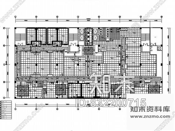 图块/节点某大酒楼平面布置图cad施工图下载【ID:832200715】