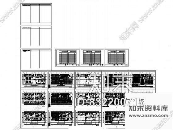 图块/节点某大酒楼平面布置图cad施工图下载【ID:832200715】