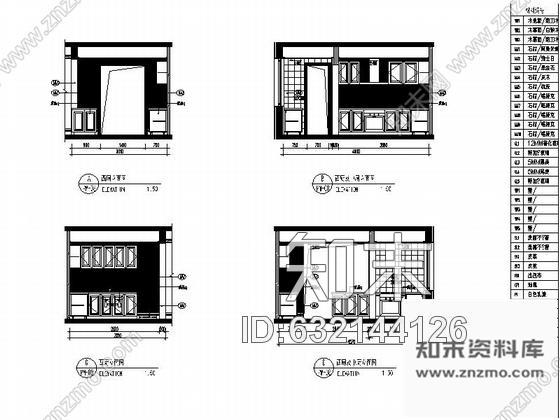 施工图北京望京某高档公寓大楼成套装修图cad施工图下载【ID:632144126】