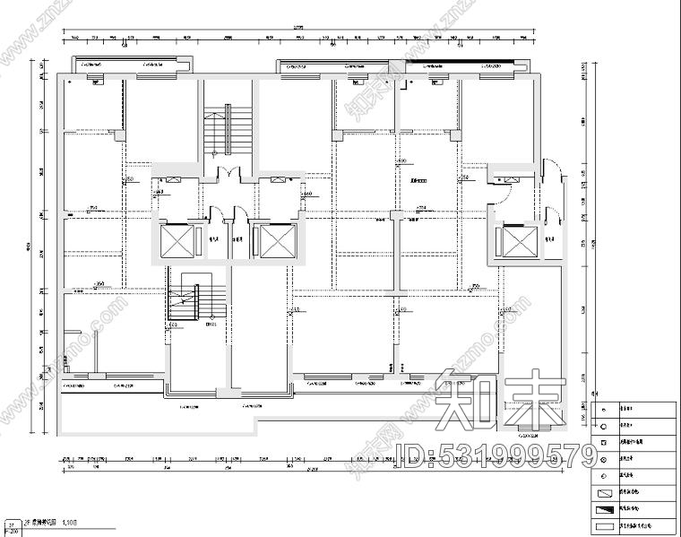 新疆东方禅意品茗茶室空间设计施工图附效果图施工图下载【ID:531999579】