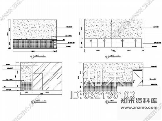 施工图广州某英语培训学校室内装修施工图含效果和实景cad施工图下载【ID:632136103】